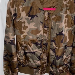 Camo Nylon Jacket